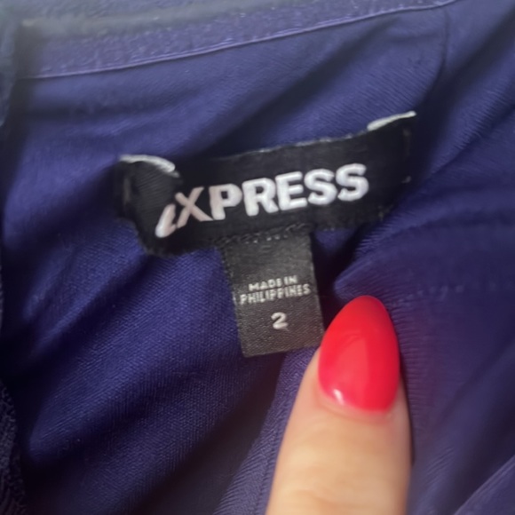 Periwinkle jumpsuit strapless from Xpress in size 2 - Picture 3 of 3